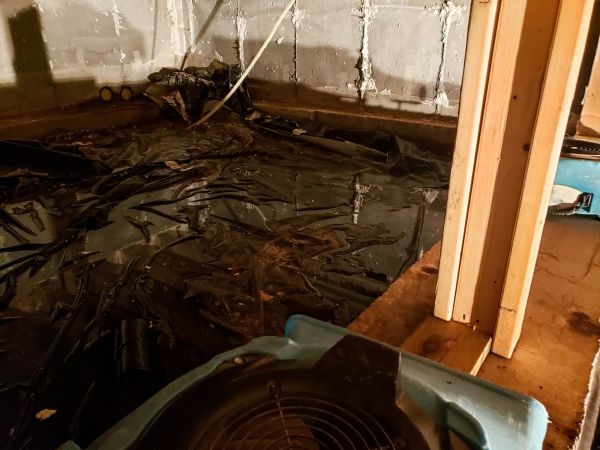 Crawlspace Water Cleanup in Fort Mill